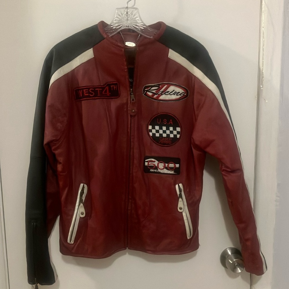 Red and Black Racing Jacket - Picture 2 of 9